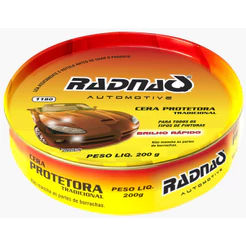 Cera Automotiva Protetora Tradicional lata 200 gr RADNAQ RQ1180