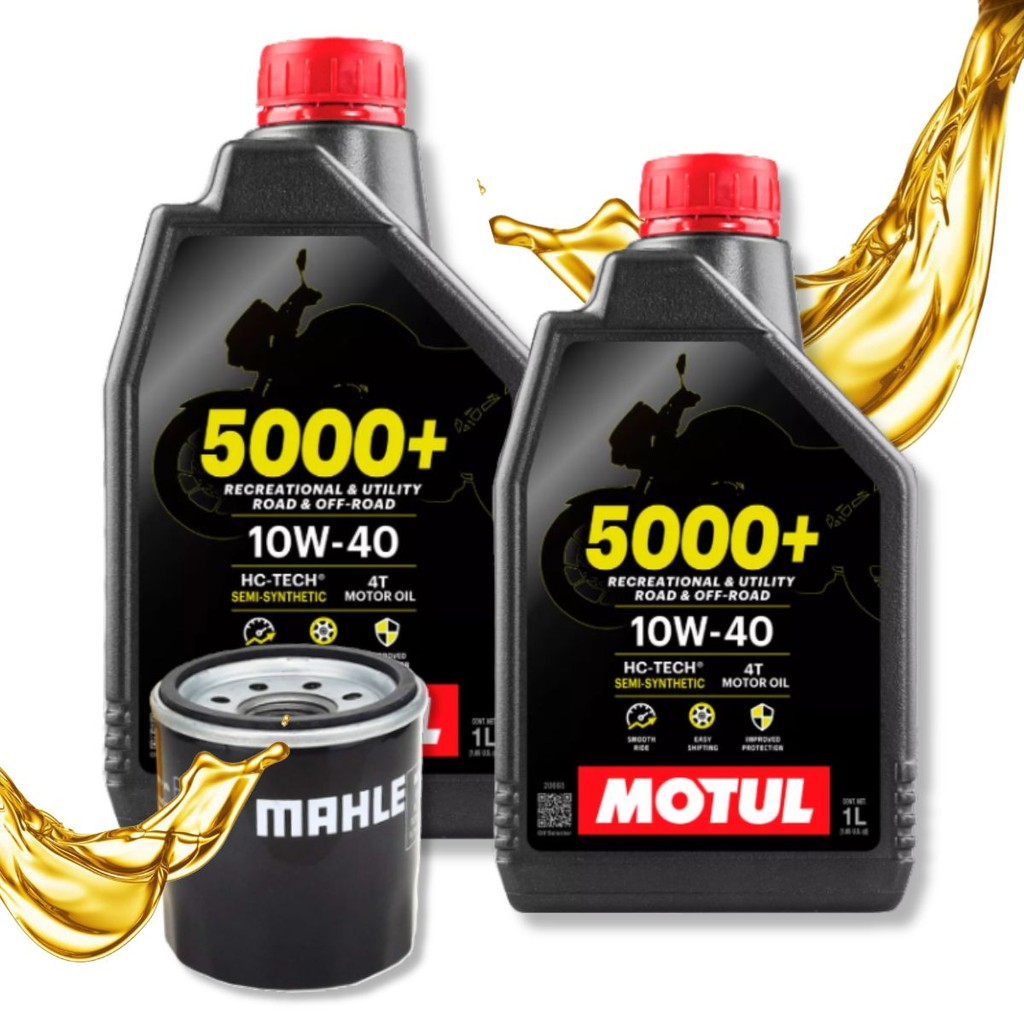 Troca de Óleo Vulcan 650 Abs / Versys 650 / Er6N Motul 5000+ 10w40 2 Litros + Filtro em Oferta na Shopee