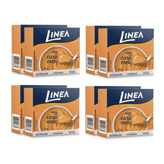 Kit 8 Pudins em Pó Linea Sabor Caramelo de 25g em Oferta na Shopee