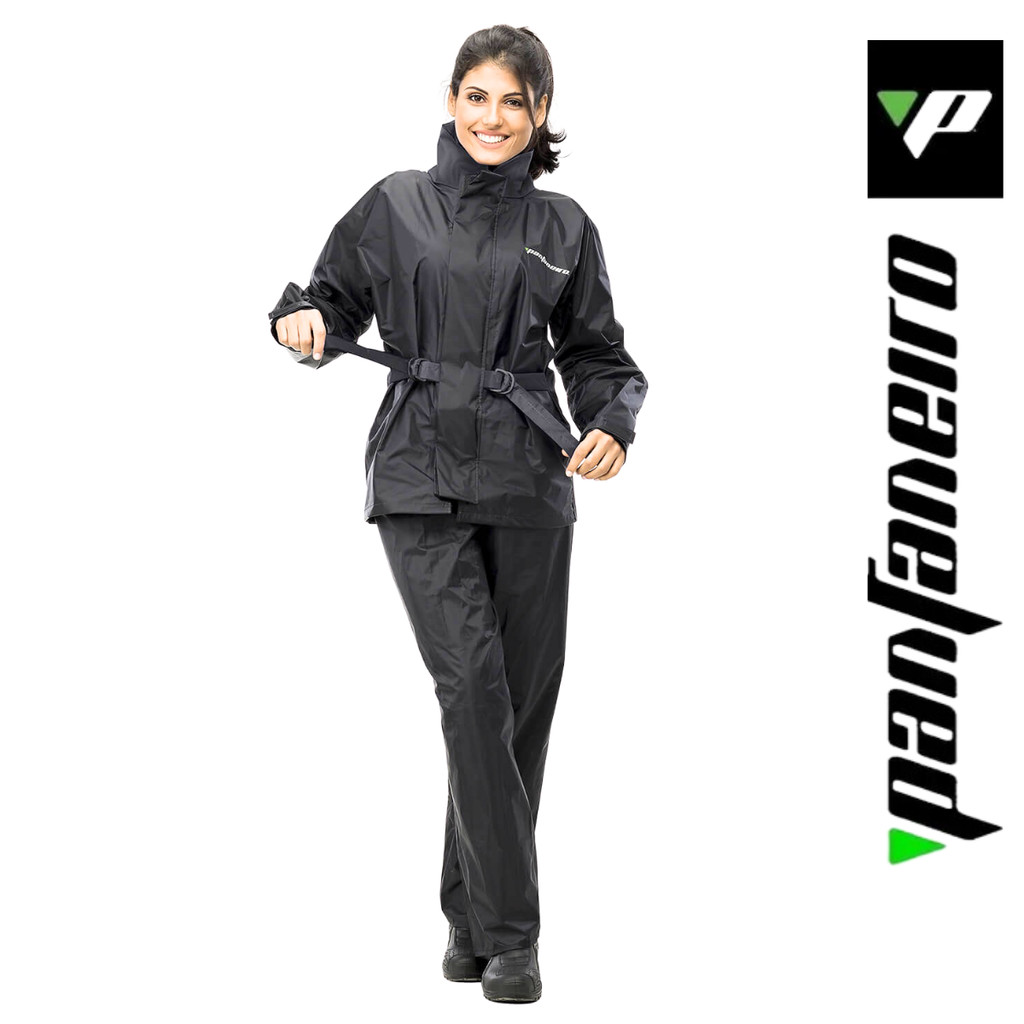 Capa de Chuva Nylon Feminino Motoqueiro Pantaneiro Com Gola em Oferta na Shopee