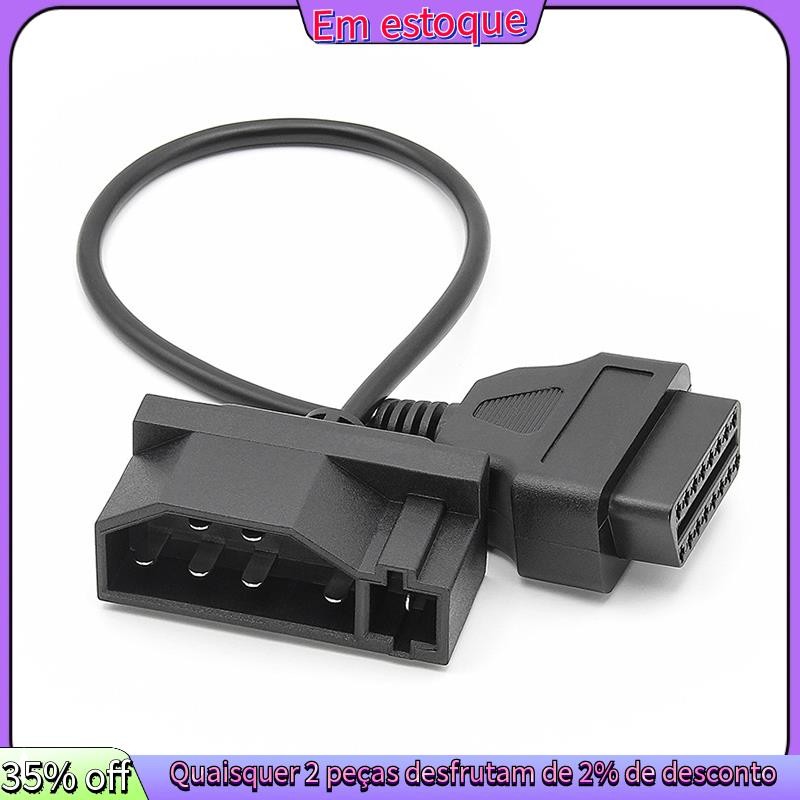 Para Automóvel 7 A 16 Pinos Carro OBD2 Adaptadores Cabo De Extensão Conectores OBD Ferramenta Diagnóstico