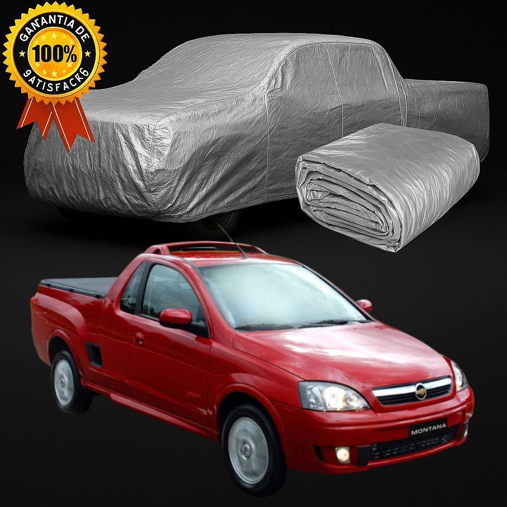 Capa para Cobrir Chevrolet MONTANA - 100% Impermeável Com e Sem Forro - ARMADA FORCE em Oferta na Shopee