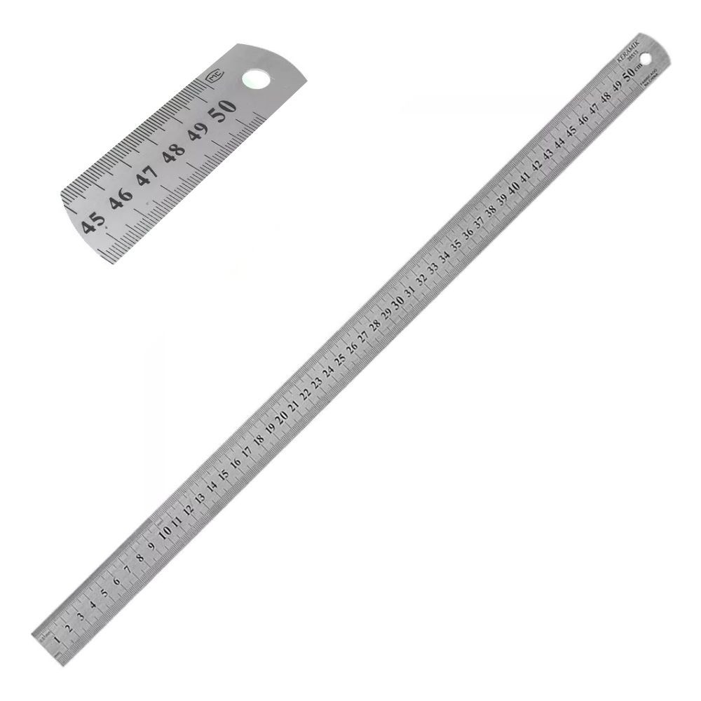 Régua De Aço TCA 50 cm