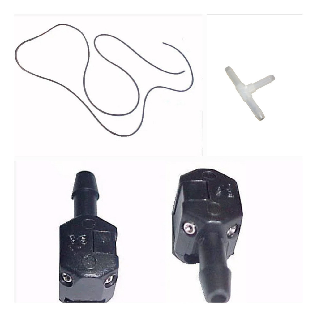 Kit 4pçs Brucutu Parabrisa Sc 112/113 +  T  + Mangueira