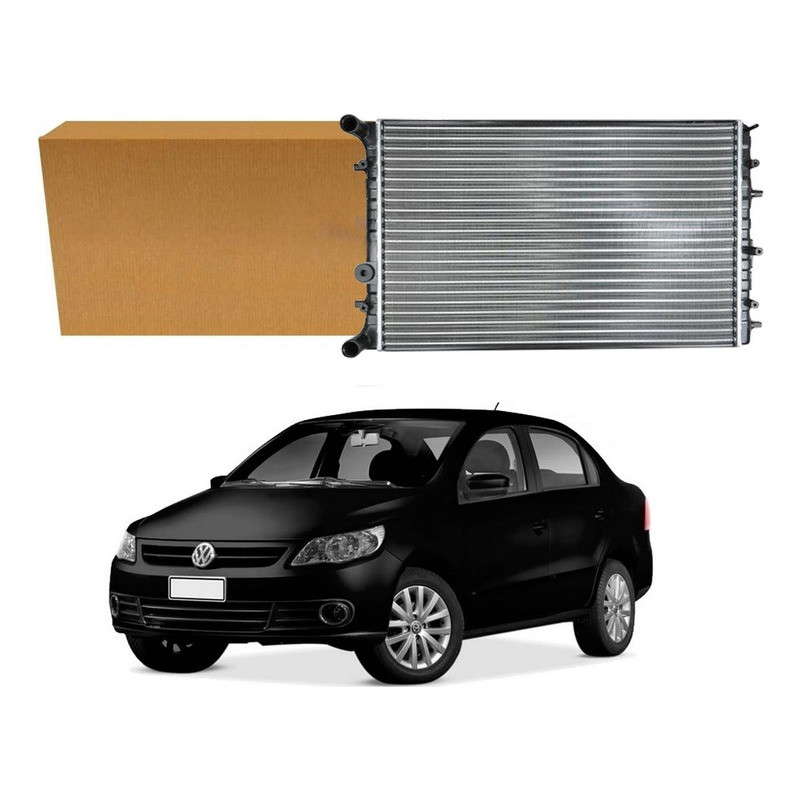 Radiador Agua Notus Voyage G5 1.0 1.6 Com Ar 2009 A 2012 em Oferta na Shopee