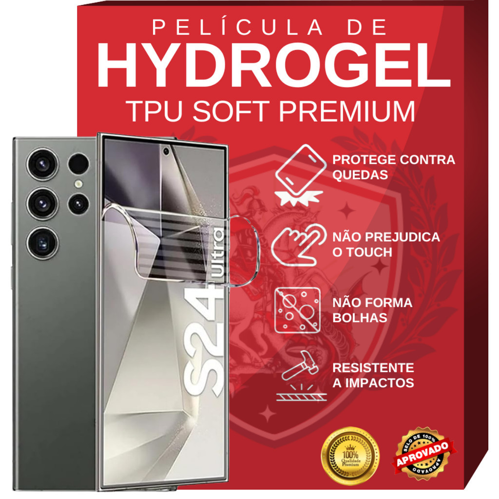Película De Hidrogel Para Samsung Galaxy Todos Modelos Linha A S M Ultra Note Plus Fe S25 S24 S23 S22 S21 S20 S10 S9 S8