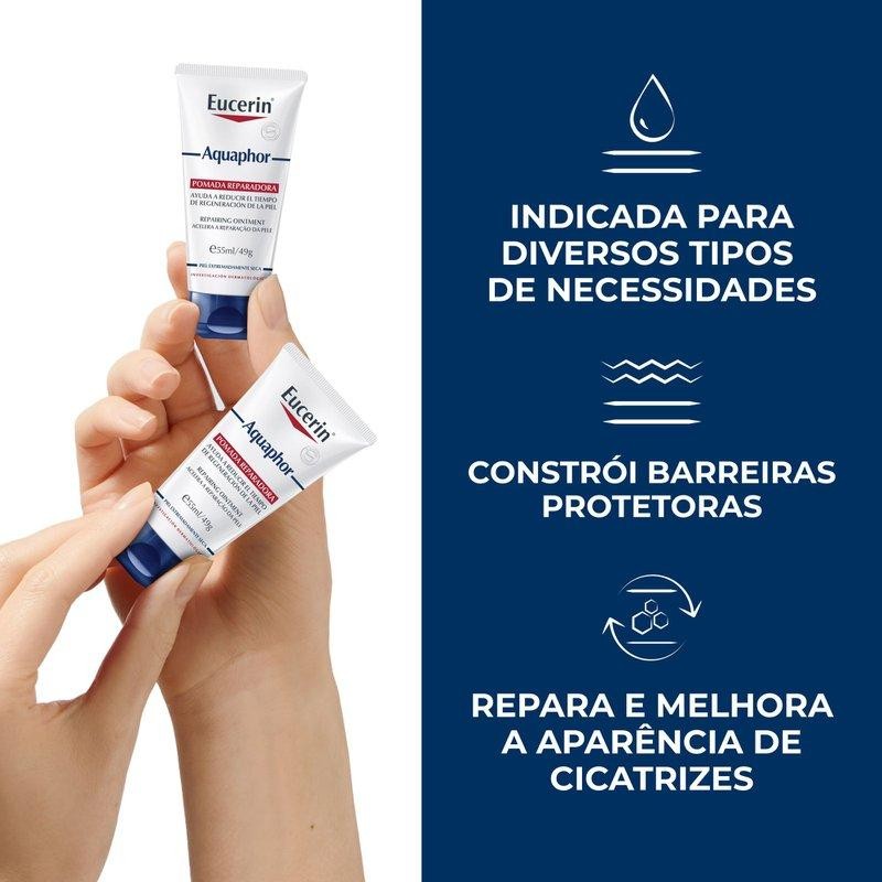 Detalhes do Pomada Reparadora Intensiva Eucerin Aquaphor 49g