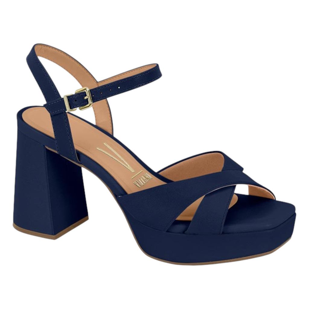 Sandalia Salto Feminino Meia Pata Elegante Vizzano 6472204  em Oferta na Shopee