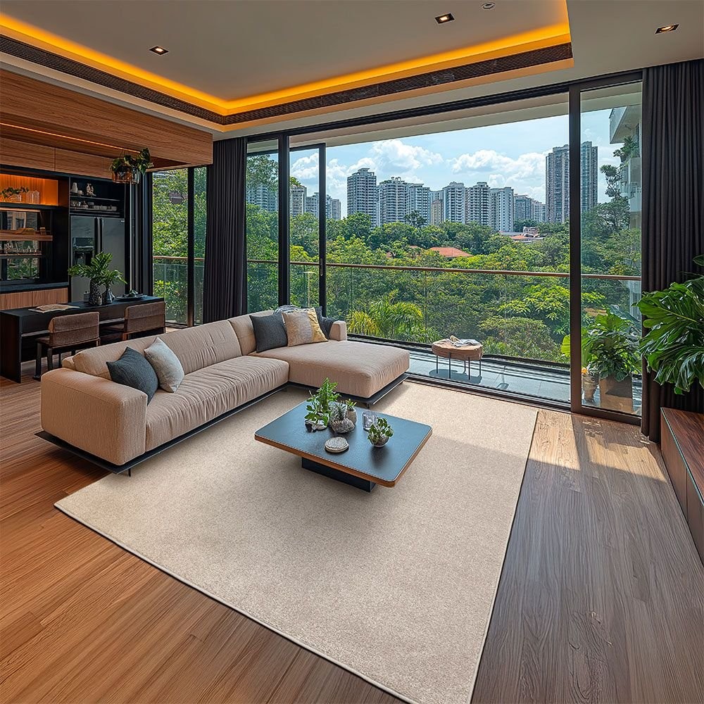 Tapete 200x300cm Relex N Tapetes São Carlos Marfim em Oferta na Shopee