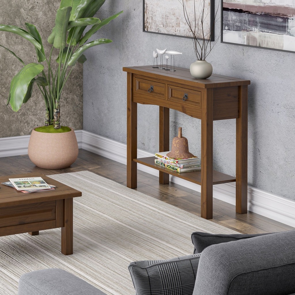 Aparador 2 Gavetas Imperial Rustic Line Imbuia em Oferta na Shopee