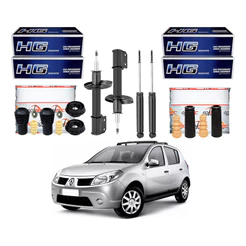 Kit Amortecedor Dianteiro Traseiro Sandero 1.0 2007 A 2013