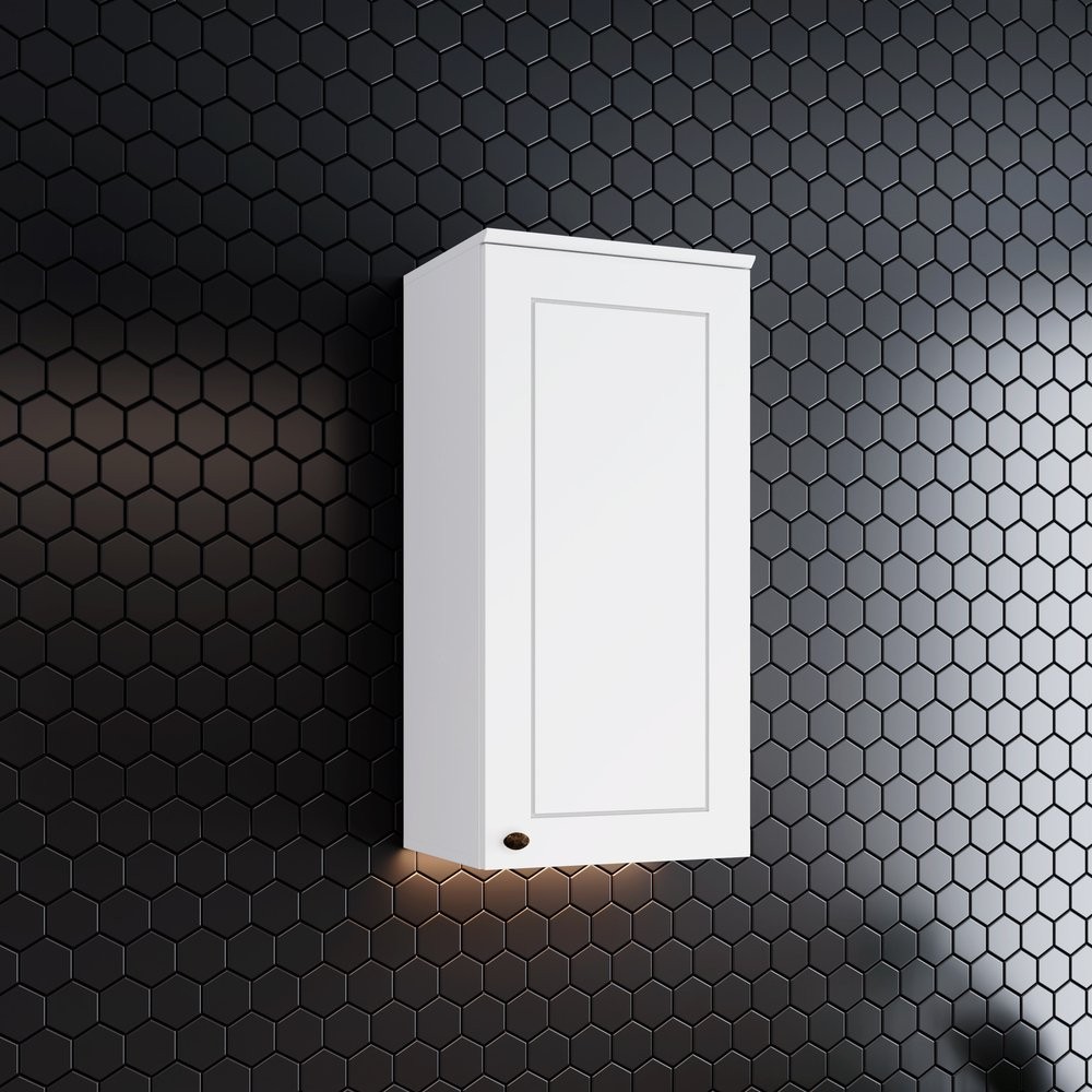 Armário Aéreo 1 Porta 40cm Emily  Branco HP em Oferta na Shopee