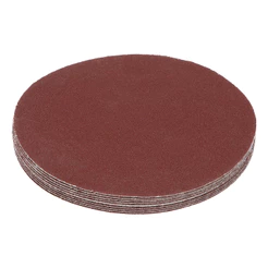 DISCO DE LIXA COM VELCRO, GRAO 120, 125MM, 10PCS // MTX
