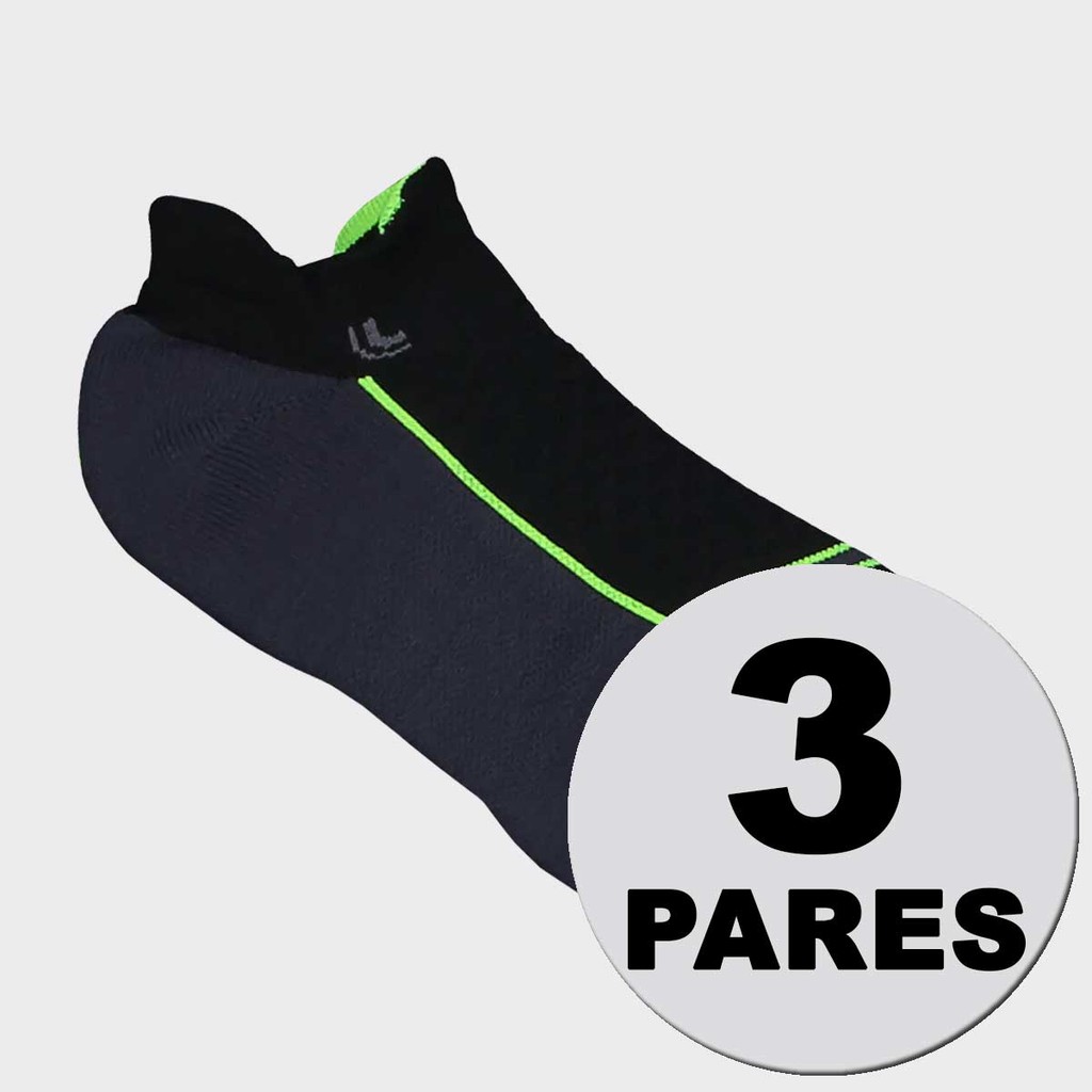 Kit Meia Lupo Fitness Preta 3 Pares em Oferta na Shopee