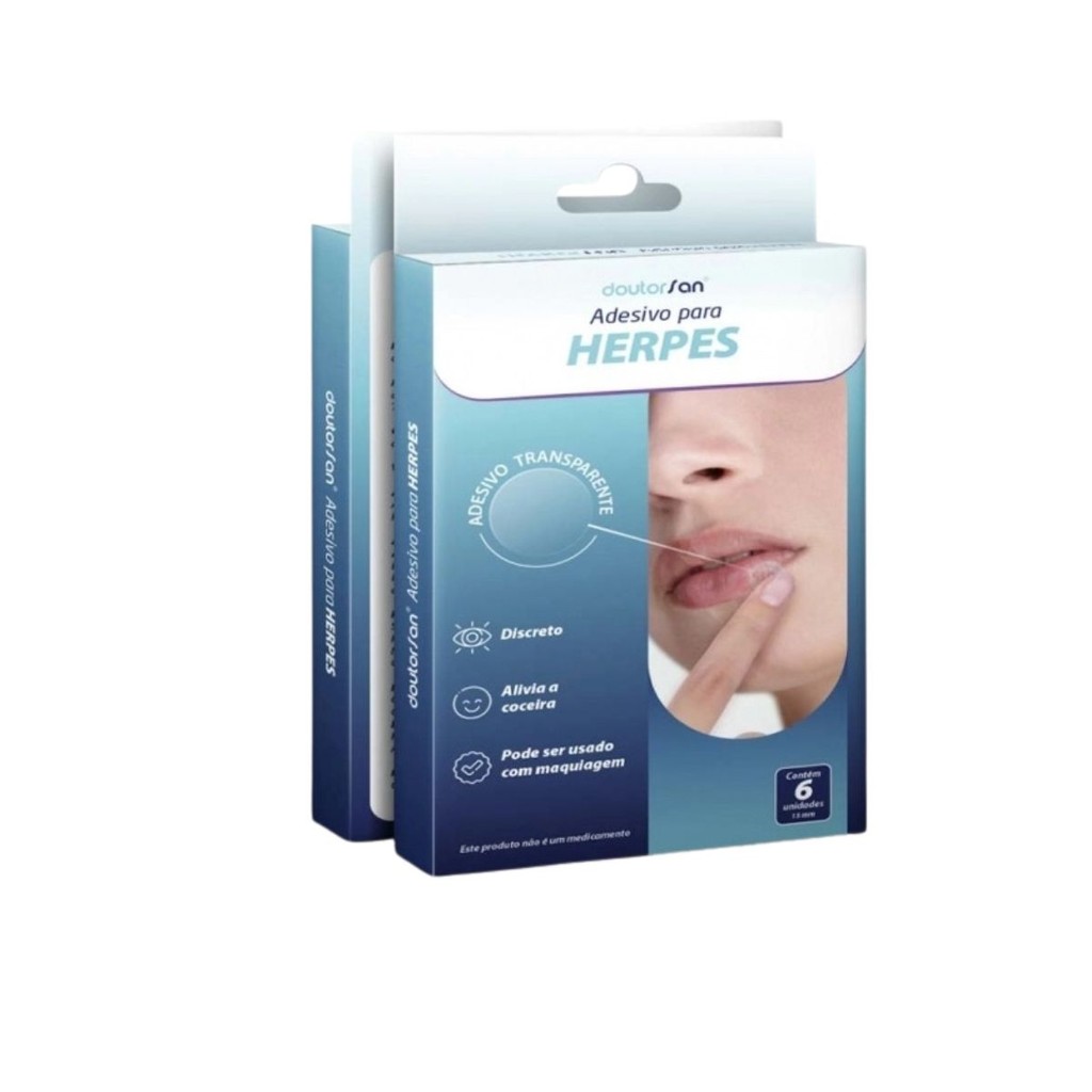 Adesivo Para Herpes Sanfarma Com 6 Unidades
