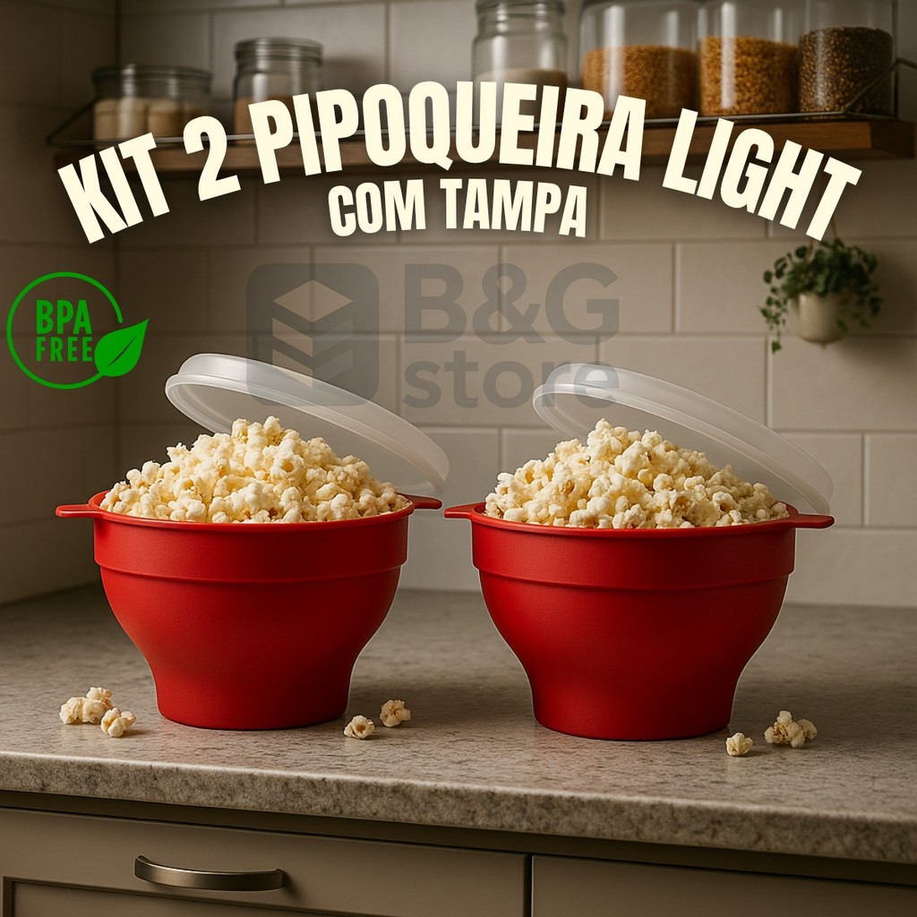 2 pipoqueira grande de silicone com tampa Micro-ondas retrátil portátil light sem gordura prática Saudável Pipoca em Oferta na Shopee