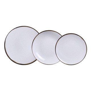 Jogo de Pratos 12 Peças Porcelana Canyon Tramontina em Oferta na Shopee