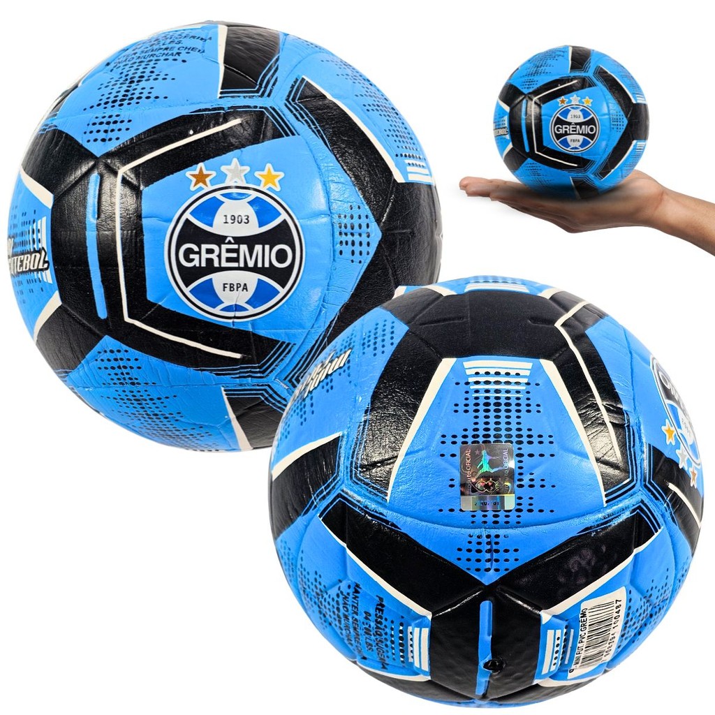 Mini Bola De Futebol Oficial Licenciada Grêmio Campo - Dualt
