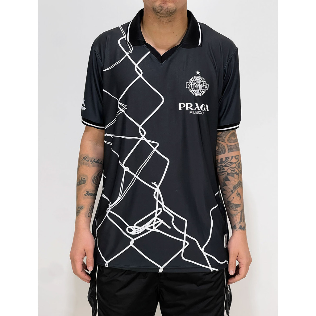 Camiseta Chronic De Time Praga Abstract - Preta