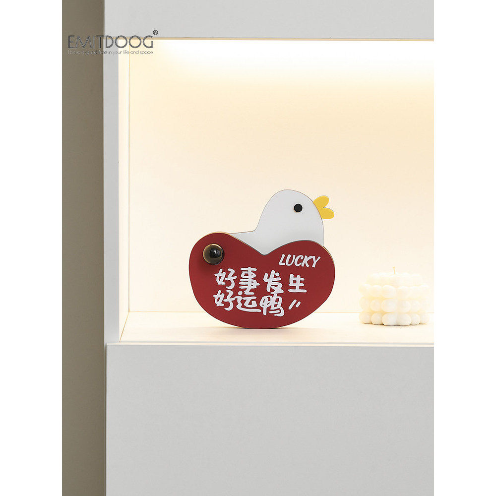 Emitoog marca coreana decoração de entrada sala estar TV gabinete decoração bonito pato decoração Desktop Housewarming n