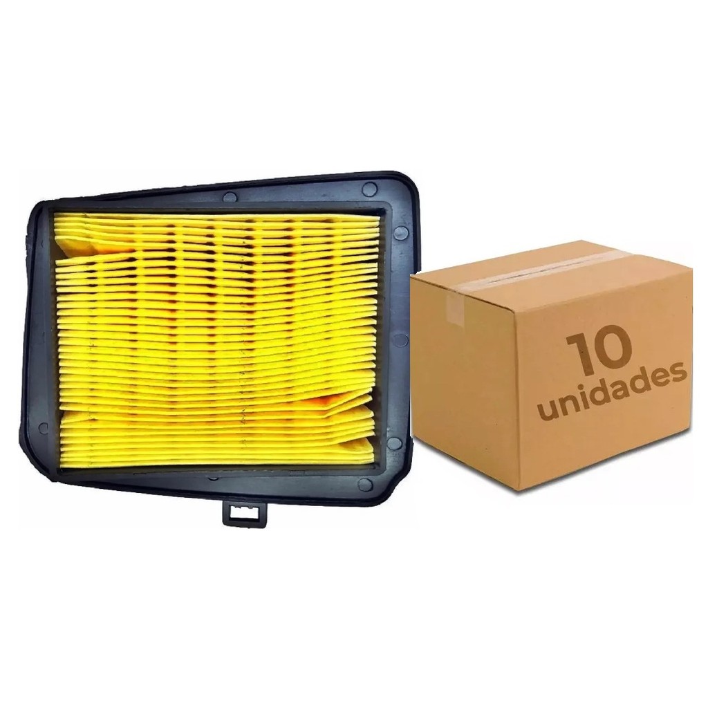 FILTRO DE AR TITAN 150 FAN 125 2014 2015 2016 ATACADO REVENDA KIT 10 PEÇAS