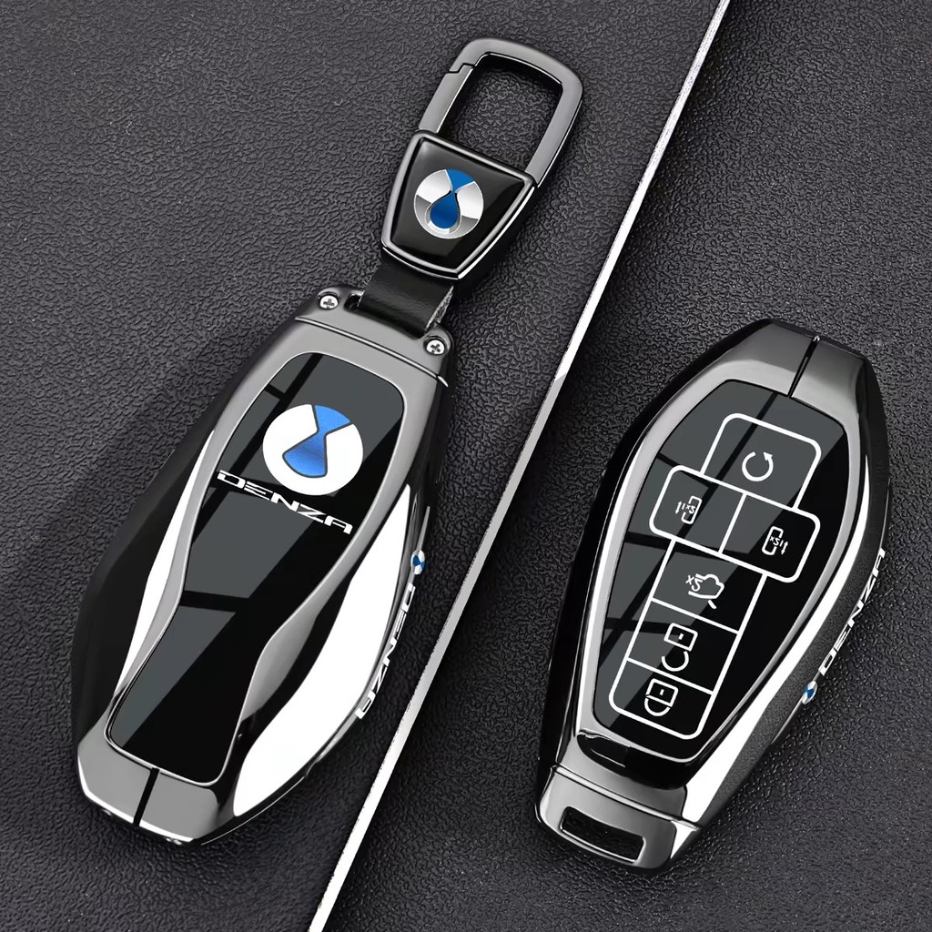 Adequado para Tengshi D9 chave capa N7/N8/N9 novo estilo Z9/Z9GT/N8L/D9dmi saco de carro fivela DENZA escudo