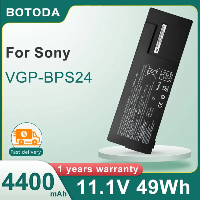 Botada VGP-BPS24 BPL24 11.1V 49Wh 4400mAh Bateria Para Laptop Recarregável Sony VAIO SA SB SC SD SE VPCSA VPCSB Série VP