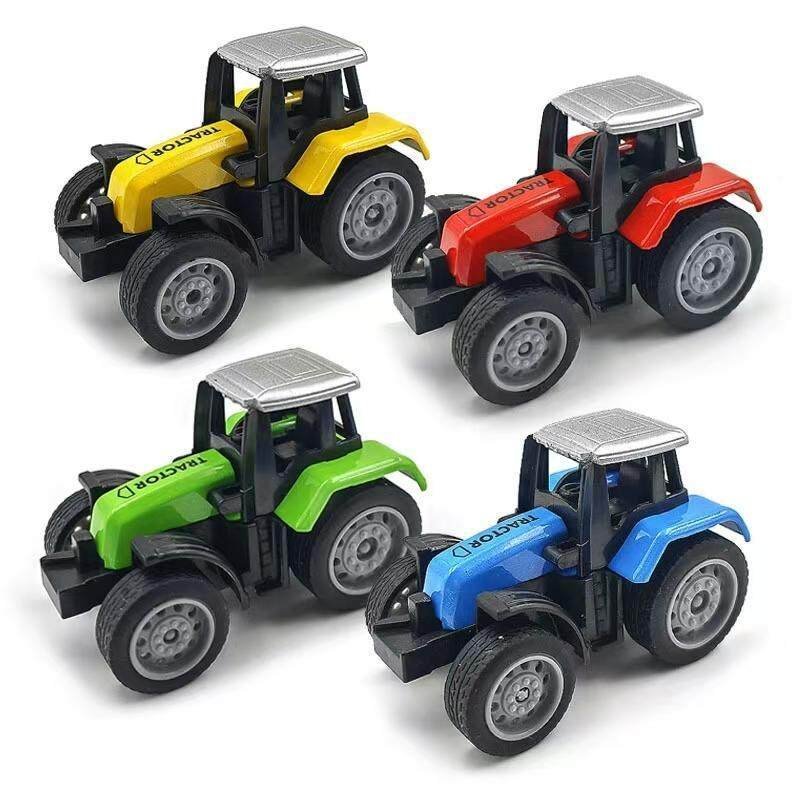 Popular carro de liga metálica, mini veículo agrícola de varejo, trator, carro de fazendeiro, carro boutique gashapon, b