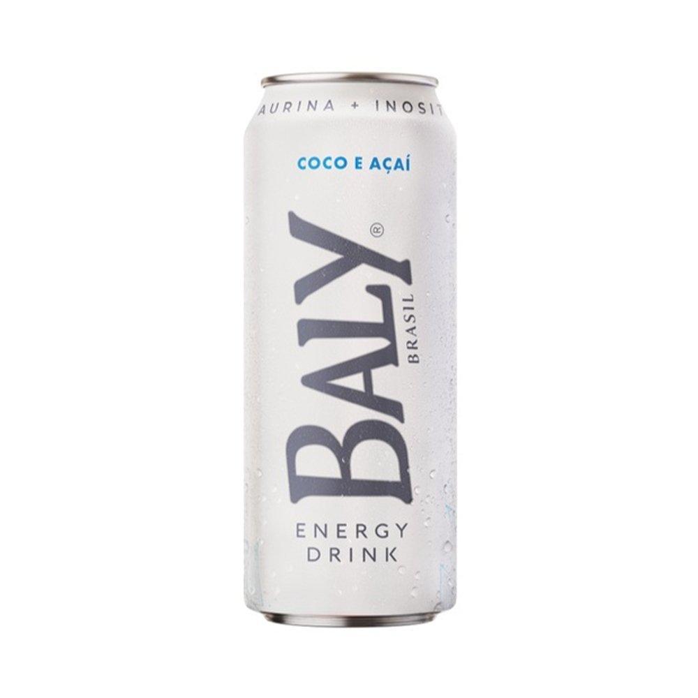 Energético Baly Coco e Açaí Lata 473ml - Embalagem com 6 Unidades