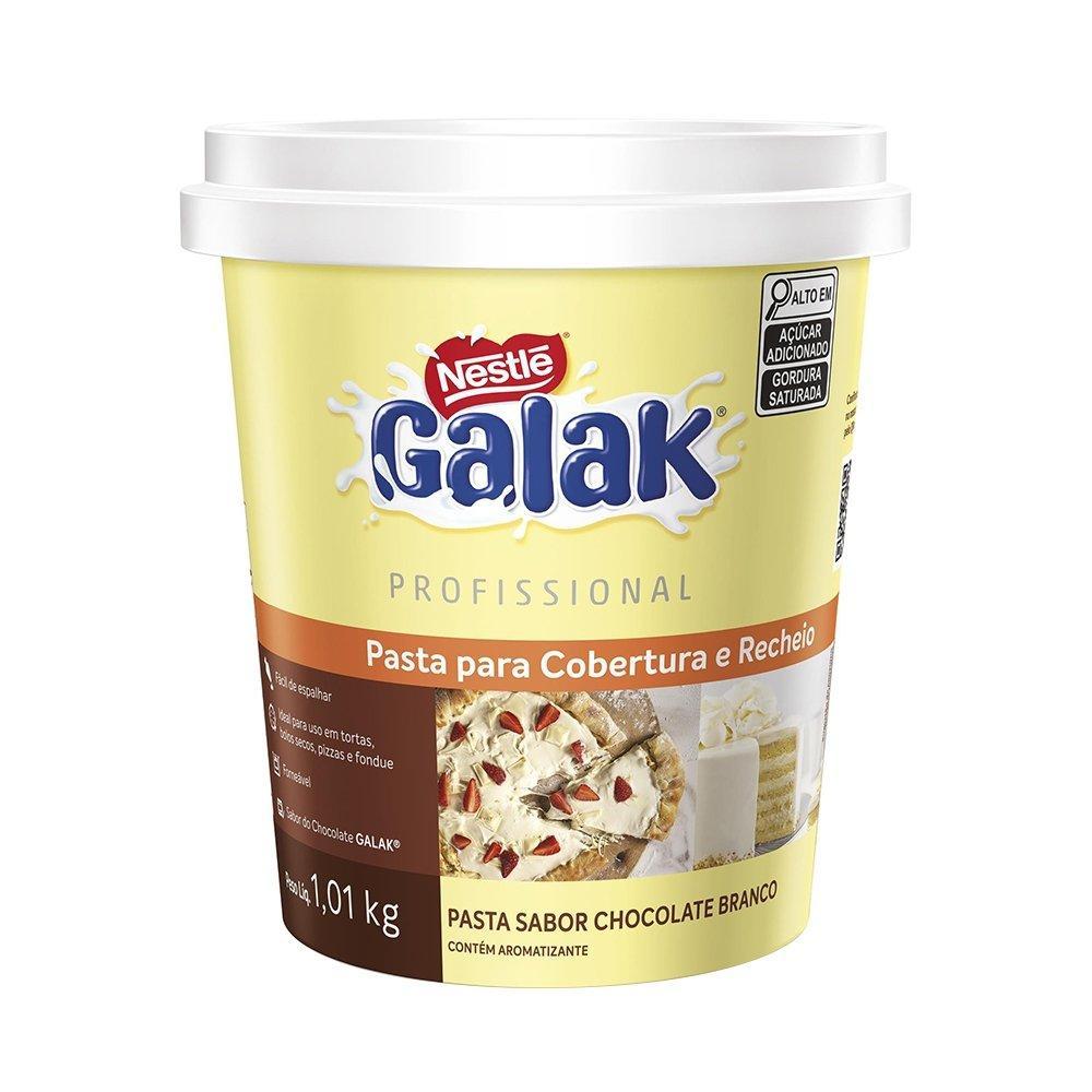 Pasta Cremosa Nestlé para Cobertura Galak Chocolate Branco Pote 1,01kg