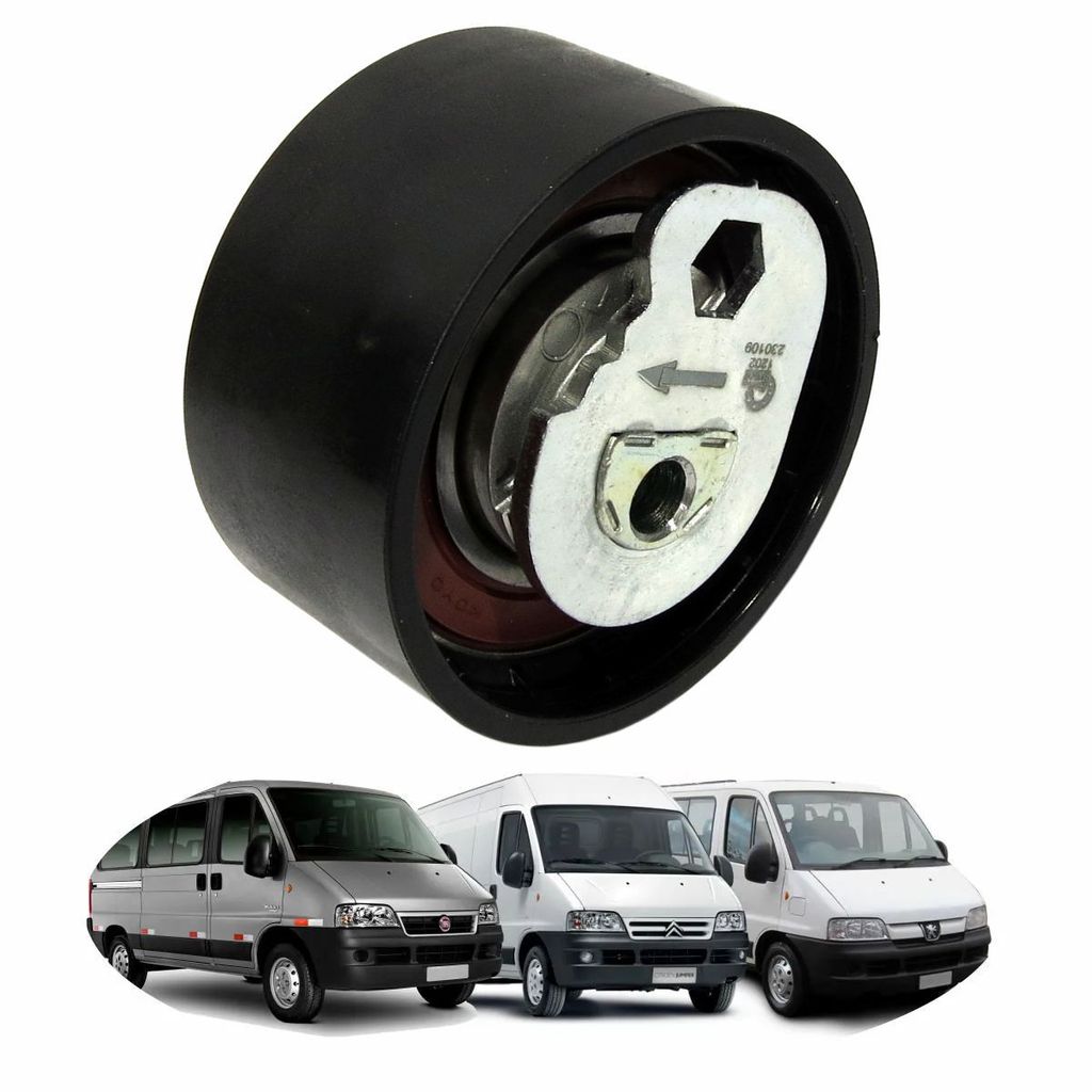 POLIA TENSOR ESTICADOR CORREIA DENTADA LISA FIAT DUCATO/BOXER/JUMPER 2.3 16V MULTIJET 2010 A 2017 504183759/SKU1038