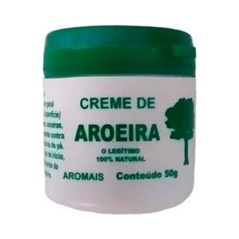 kit com 6 unid. creme de aroeira, pomada 50gr micose, coceira, chulé, picadas, manchas