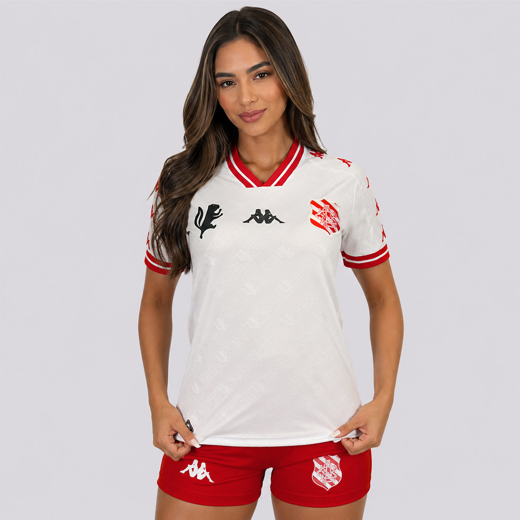 Camisa Kappa Bangu II 2025 Feminina Branca