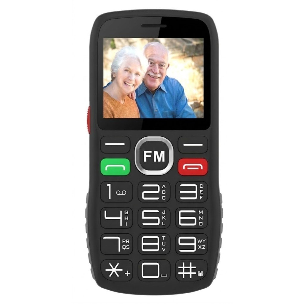 Celular Do Idoso ou Rural Teclas Grandes 4G Dual Chip Lanterna Botão SOS