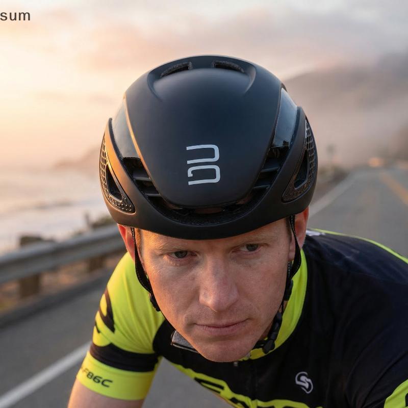 [sum] Capacete Aero Masculino Para Bicicleta De Estrada Ultraleve Com Fluxo De Ar Avançado Ajustável Arnês Confortável T