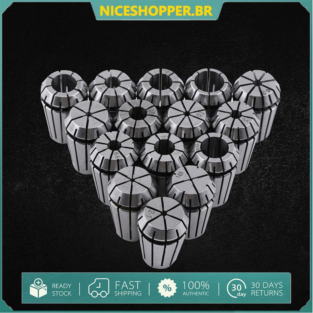 Eryue er20 conjunto de mola de pinça de gravura, 1-13mm para máquina cnc e ferramenta de torno de fresagem com aço de