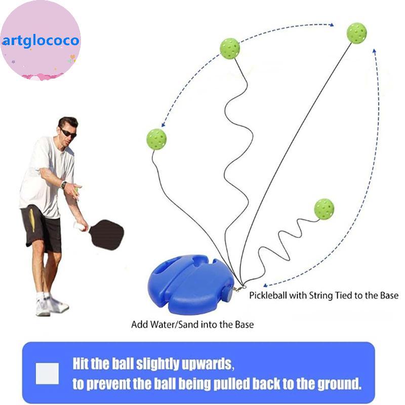 Artglococo Pileball Trainer Bola De Pilha Com Corda Treinamento Auxílio Para Único Jogador Adulto Exercício Auto-Estudo 