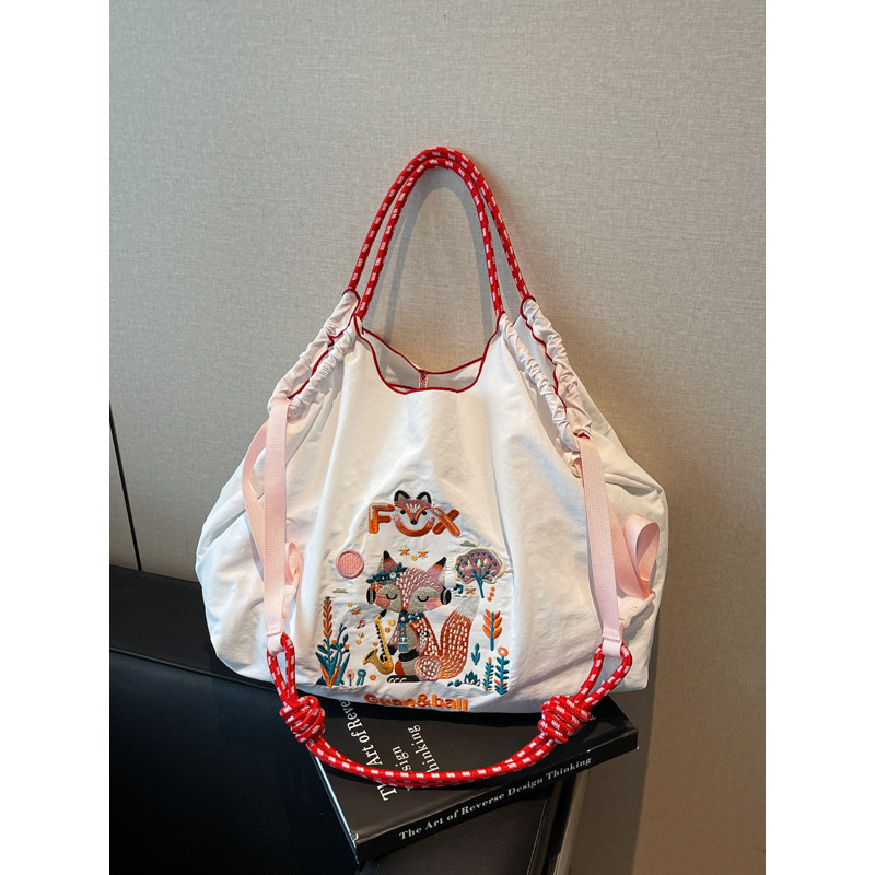 Bolsa feminina bolsa Tote moda versão coreana ombro bolsa feminina bolsa de ombro versão coreana verão beleza raposa bol