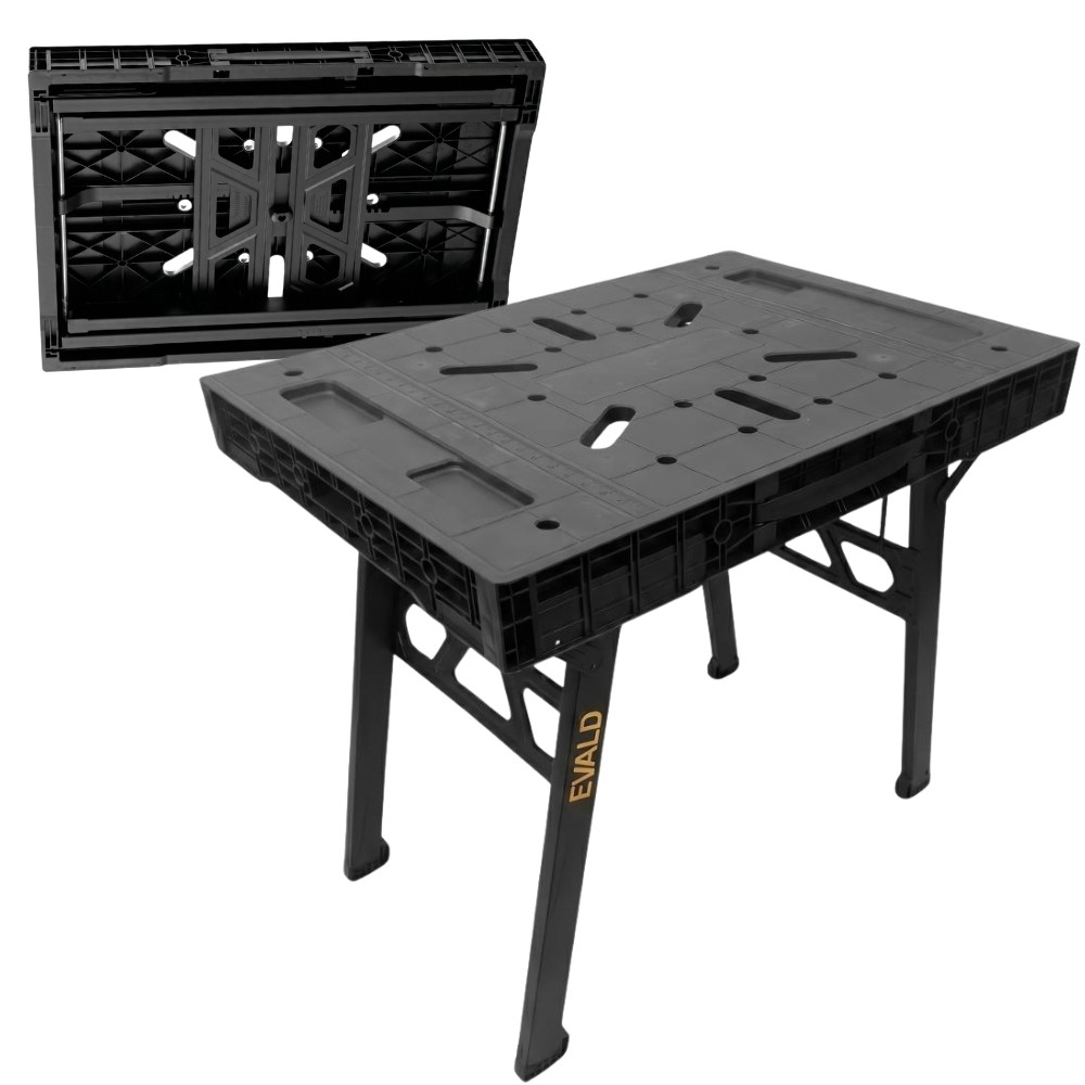 Bancada de Trabalho Portátil Multiuso Até 750 KG Dobrável 85x60x79CM EVALD