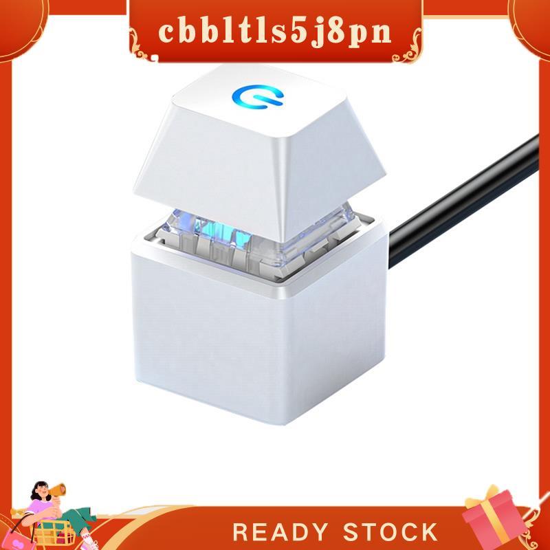 Prosperityuscbbltls5j8pn Switch De Computador PC Placa-Mãe Externa LED Luz Liga/Desliga Botão Quadrado Cabo De Extensão