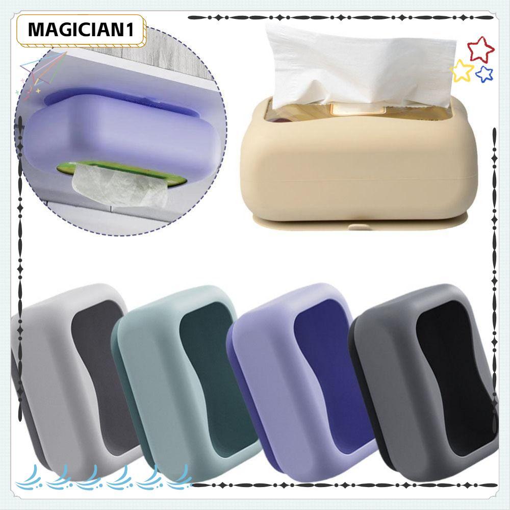 Caixa De Tecido Com Ventosa MAGICIAN , Gaveta De Mesa Super Macia De Silicone , Carro De Grande Capacidade