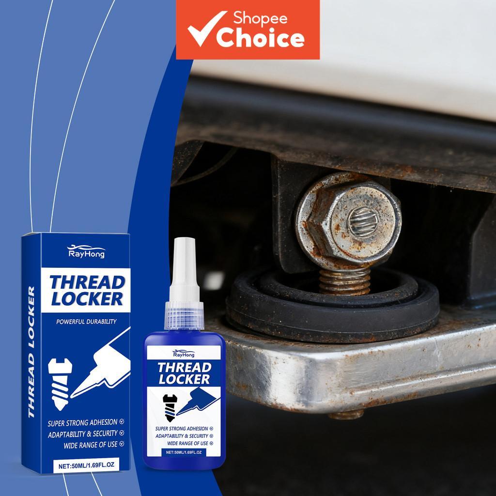 Thread Locker 50 ml - Fixação Permanente de Alta Resistência para Parafusos e Porcas, Resistente a Vibrações, Alta