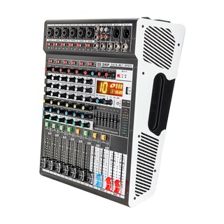 Mesa de Som Amplificada 440W Bluetooth USB Mixer Áudio Profissional com DSP 99 Efeitos ON-MX14
