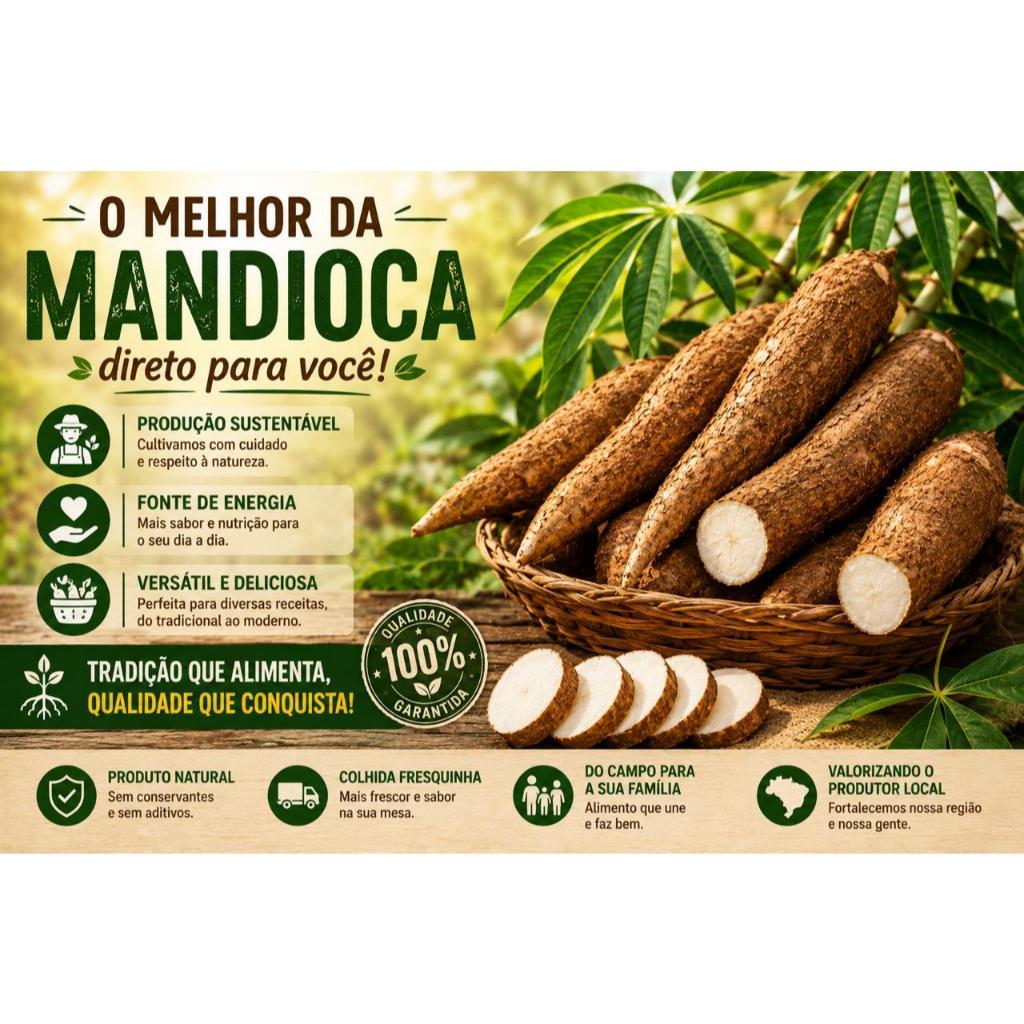 20 Rama de Mandioca MANIVAS AIPIM AMARELA– Frescas, Direto do Produtor