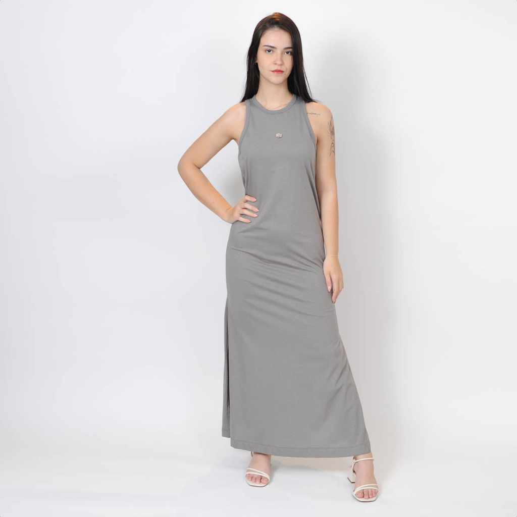 Vestido Colcci Midi Comfort Cinza - Feminino