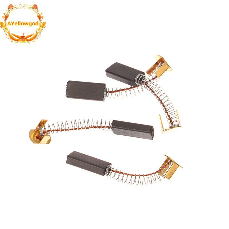 AYellowgod 10 Peças 4 * 8 * 18mm Motor Escova De Carbono Máquina De Selagem Centrífuga Acessórios De Ferramenta Elétrica