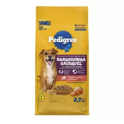 Ração Pedigree Barriguinha Saudável Adulto Raças Pequenas Salmão 2,7Kg