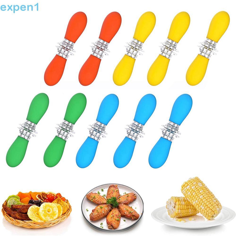 Espeto De Milho EXPEN 1/3/5/10pcs Suprimentos Para Churrasco Na Espiga Utensílio De Cozinha Casa Garfos De Frutas