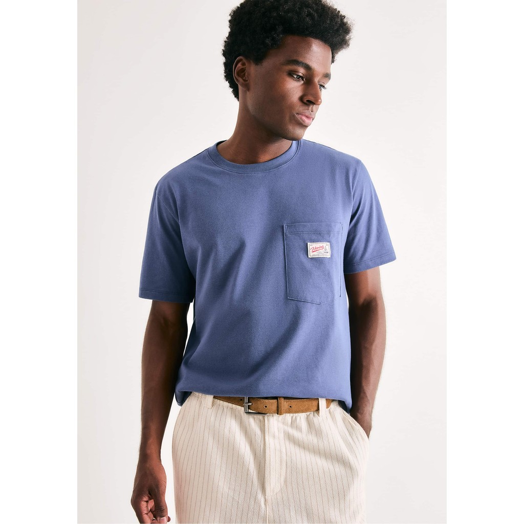 Camiseta Masculina Manga Curta Com Bolso