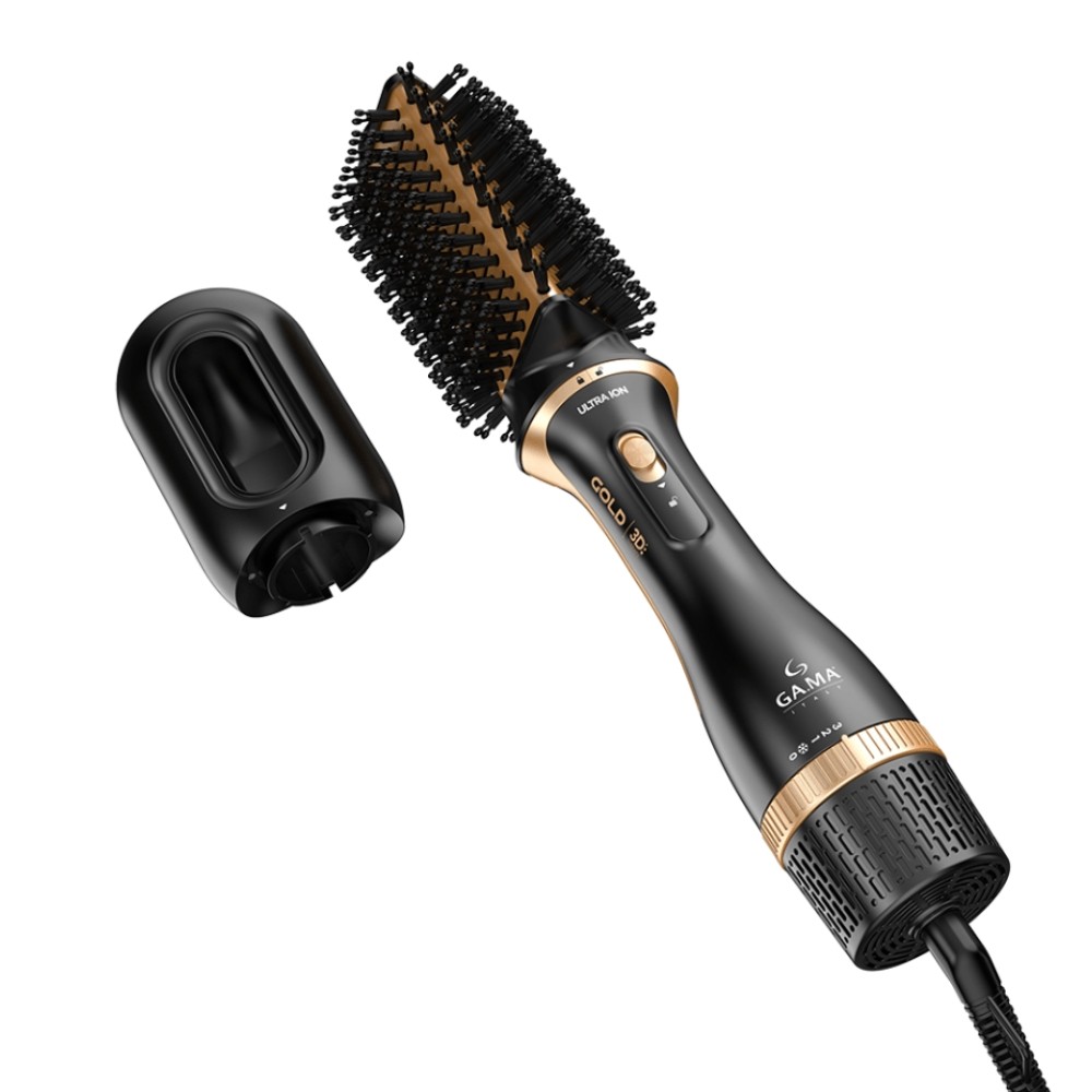 Escova Secadora Multicabeças GA.MA Gold Ion 3D 1200W Bivolt